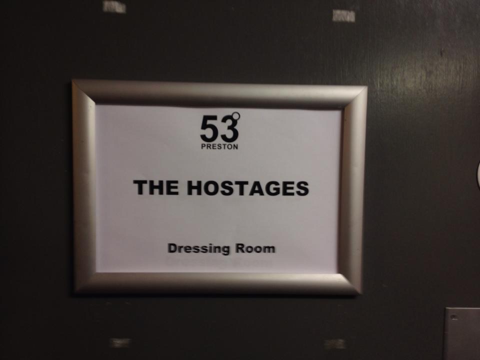 Lavish backstage dressing room, 53 degrees, 25/07/2014.