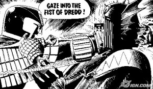 Most iconic Dredd panel ever? By Brian Bolland